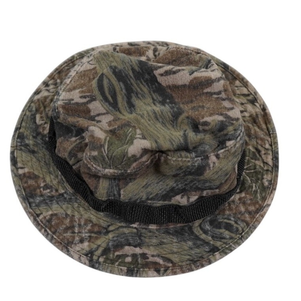 Whitewater Outdoors Hunting Bucket Hat Men XL Camo Fleece VTG Made USA Hunting